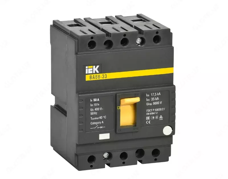 Автоматический выключатель ВА88-33 3Р 50А 35кА ИЭК