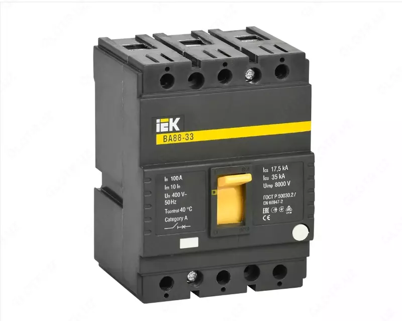 Автоматический выключатель ВА88-33 3Р 100А 35кА ИЭК