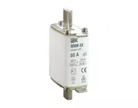 Плавкая вставка предохранителя ППНИ-33 габарит 00С 80А IEK