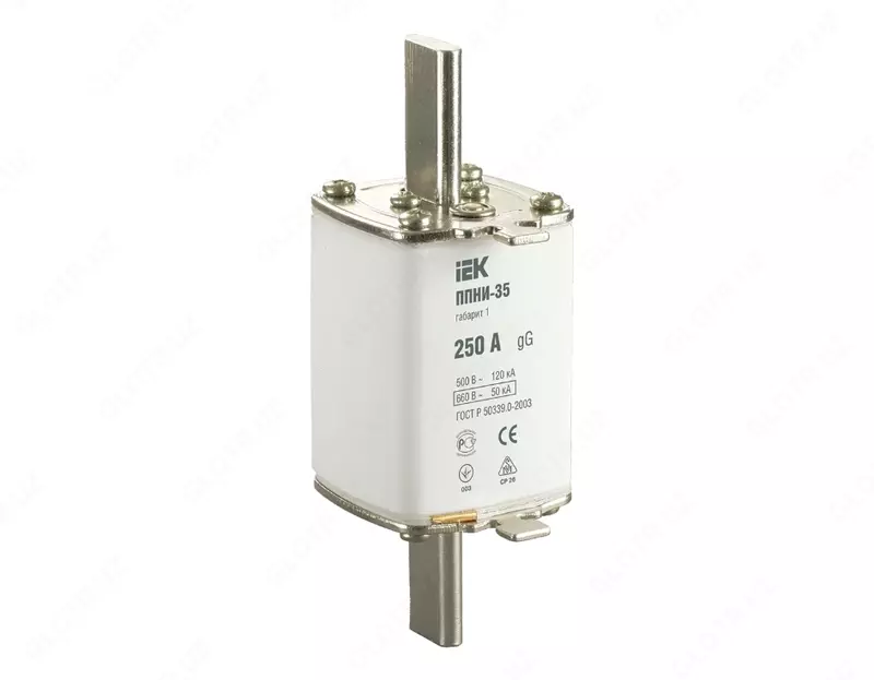 Плавкая вставка предохранителя ППНИ-35 габарит 1  250А IEK
