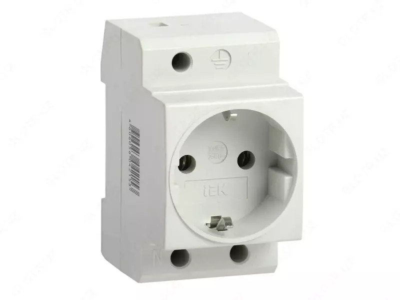  Розетка РАр10-3-ОПс заземлением на DIN-рейку IEK - 