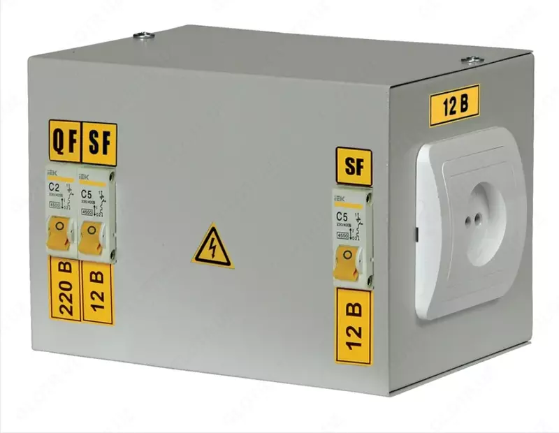  Pastga tushiruvchi transformatorli quti YATP-0.25 230/42-2 36 UHL4 IP30 IEK - 