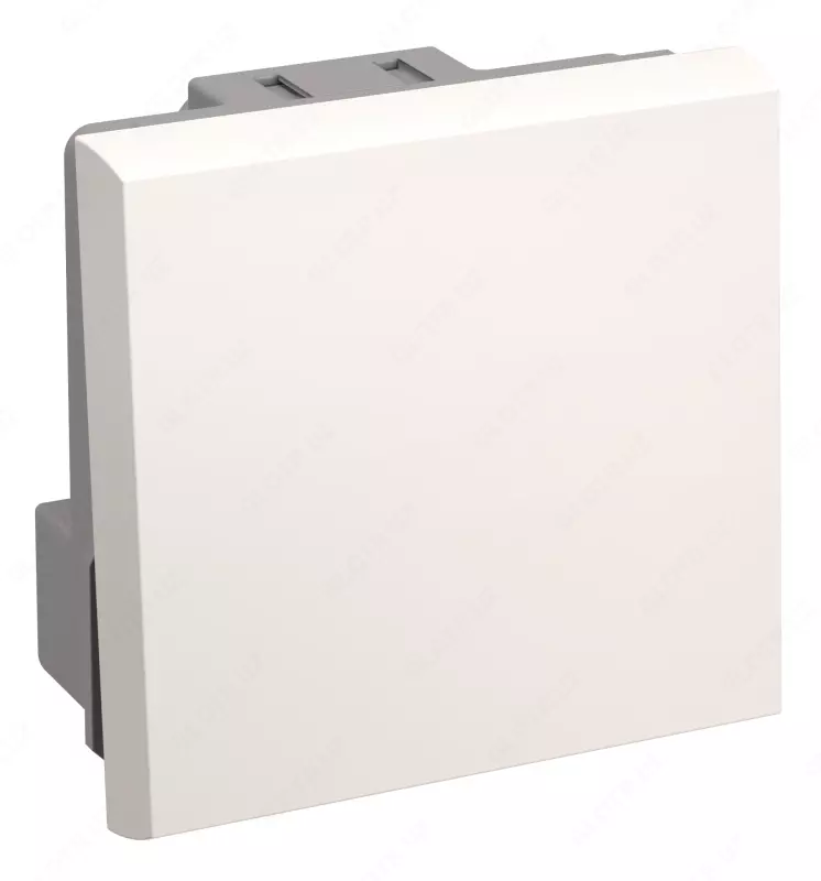  Выключатель одноклавишный ВКО-21-00-П (на 2 модуля) ПРАЙМЕР белый IEK - 
