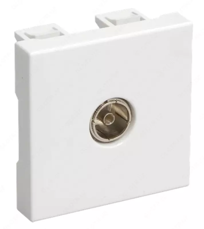 RKT-20-00-P terminali televizor rozetkasi (2 modul uchun) PRIMER oq IEK