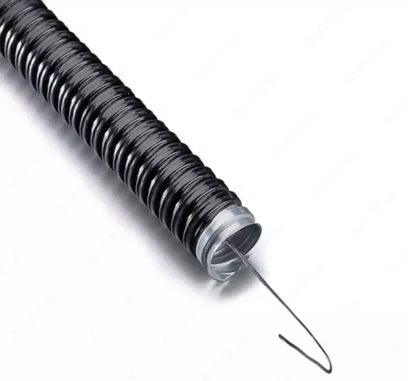 Металлорукав Р3-ЦПнг-20 с протяжкой черный (50м) IEK