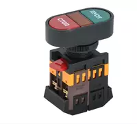 Кнопка APВВ-22N Пуск-Стоп d=22мм неон/240В 1з+1р IEK