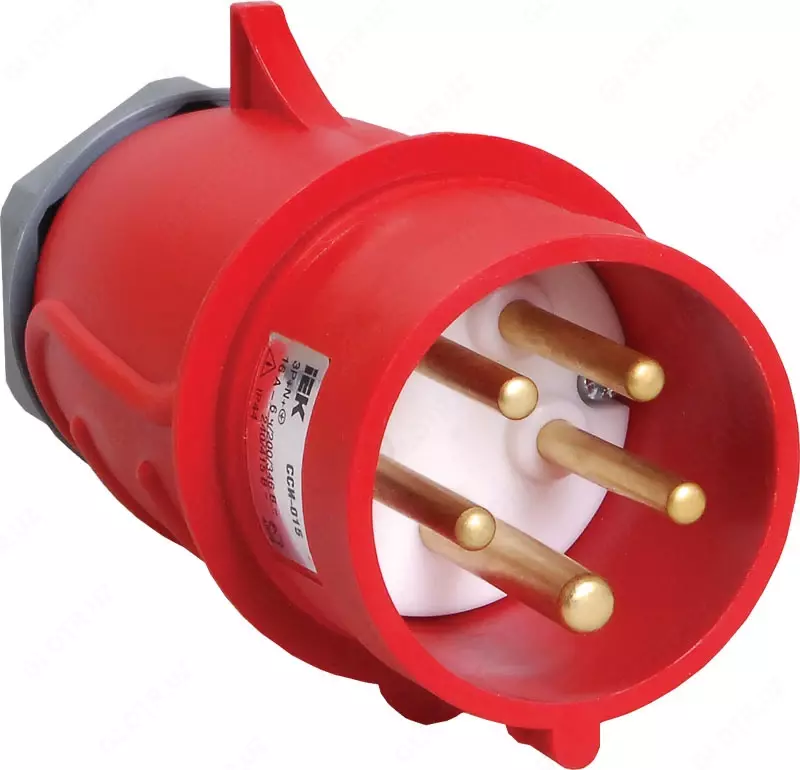  Вилка переносная ССИ-025 32А-6ч/200/346-240/415В 3Р+РЕ+N IP44 MAGNUM IEK - 