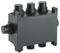  Коробка распаячная 118х76х60мм для монолитного строительства черная IEK - 