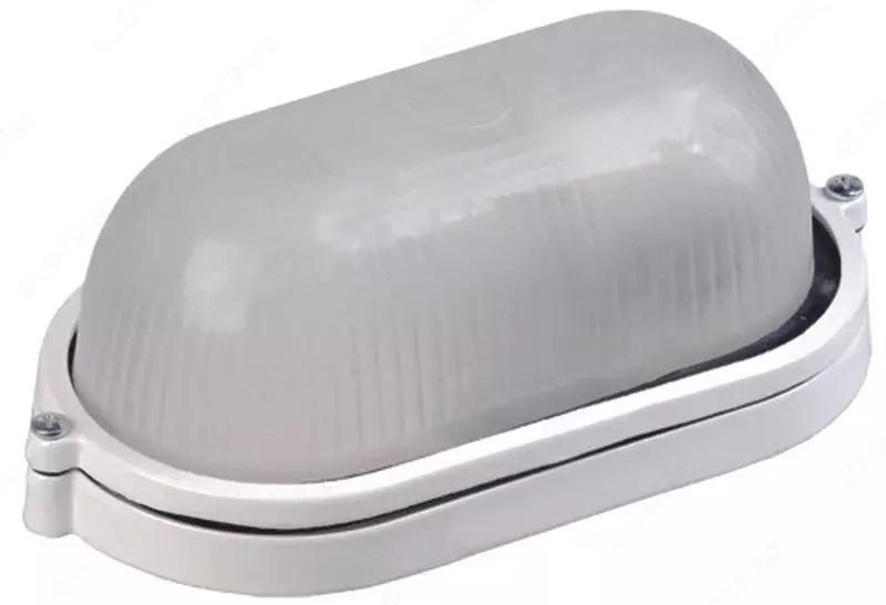  Светильник НПП1401 овал 60Вт IP54 белый IEK - 