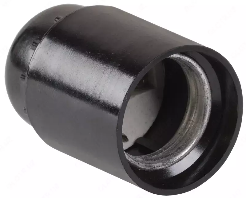  Osma chuck Pkb27-04-K01 karbolit E27 qora (50 dona) (mahsulotdagi stiker) IEK - 