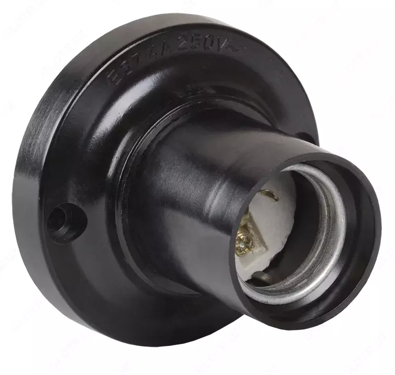 Osma chuck Pkb27-04-K21 karbolit E27 qora (50 dona) (mahsulotdagi stiker) IEK