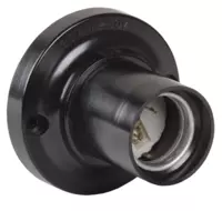  Osma chuck Pkb27-04-K21 karbolit E27 qora (50 dona) (mahsulotdagi stiker) IEK - 