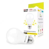  Светодиодная лампа LED Econom A60-M 10W E27 4000K ELT - 