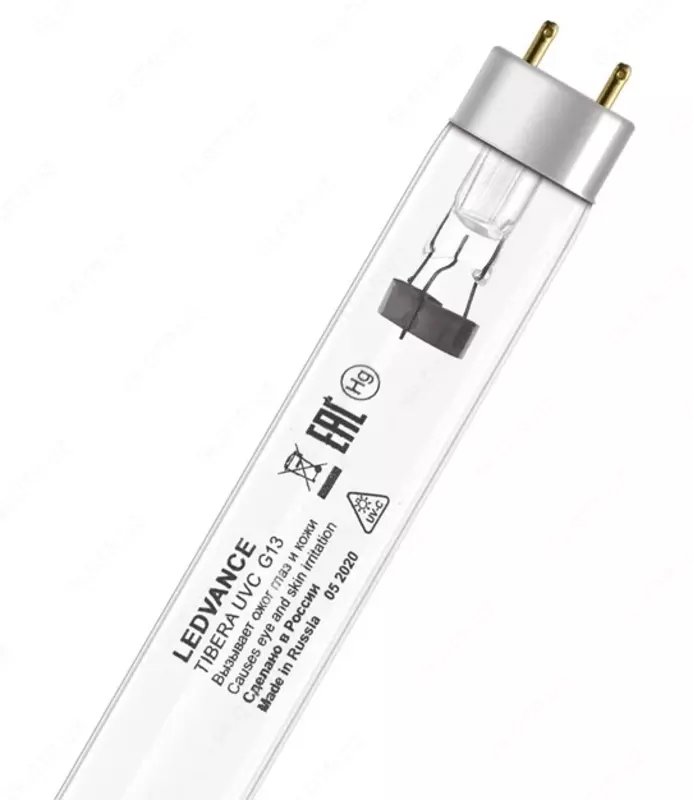 Бактерицидная УФ лампа TIBERA UVC 36W G13 25X1 RU LEDV Ledvance