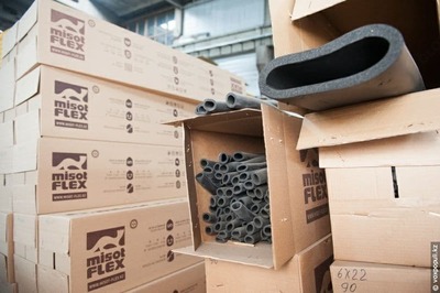 Трубки из вспененного каучука для изоляции