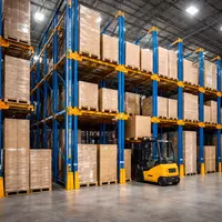 Набивные (глубинные  Drive-In) паллетные стеллажи