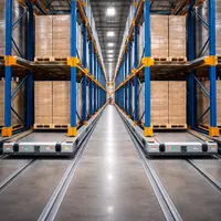 Передвижные (мобильные) паллетные стеллажи