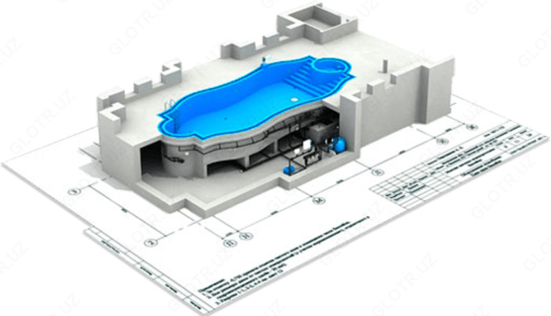 Проектирование бассейнов - 478 529.2 сум