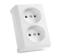 Розетка VERA s/u 2`li priz 90681055 VIKO