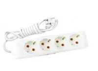 Kengaytma 90114405 MULTI-LET 4 X 5M TOPRAKLI  (s/z) VIKO