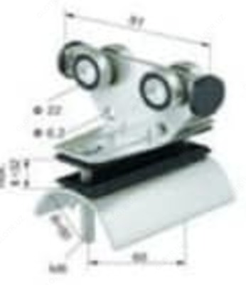 Кабельная Каретка токопровода С 32МС-70