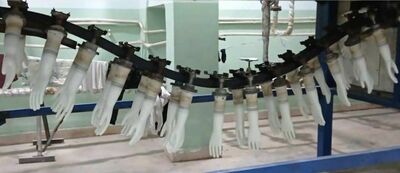 Оборудование по производству перчаток хирургических