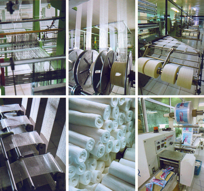 Оборудование по производству бинтов