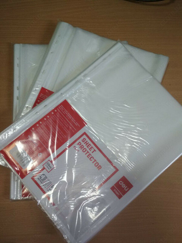 37 500 сум Перфофайлы Deli F20702/F20802/F20202 (50/60 mic)