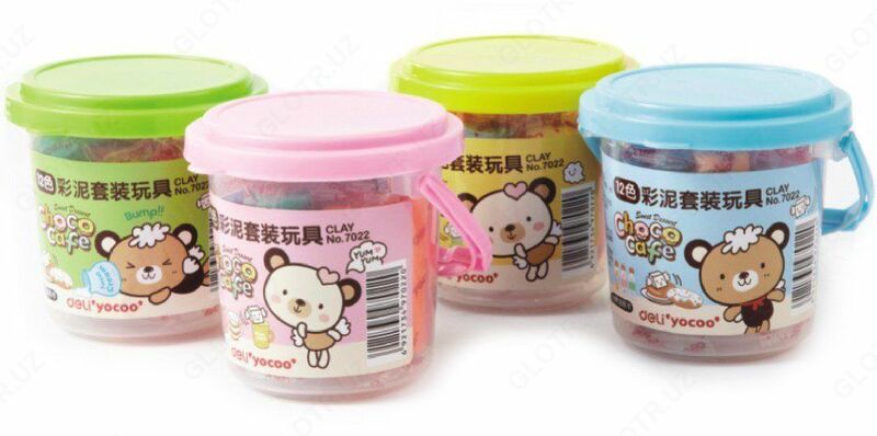 Цветной пластилин Deli 7022