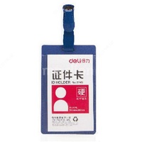 Упаковка бейджов на кнопке Deli E5743