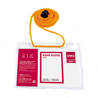 Упаковка бейджов на шнурке Deli E5754