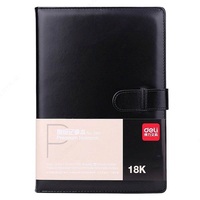 Черный ежедневник Deli 7945