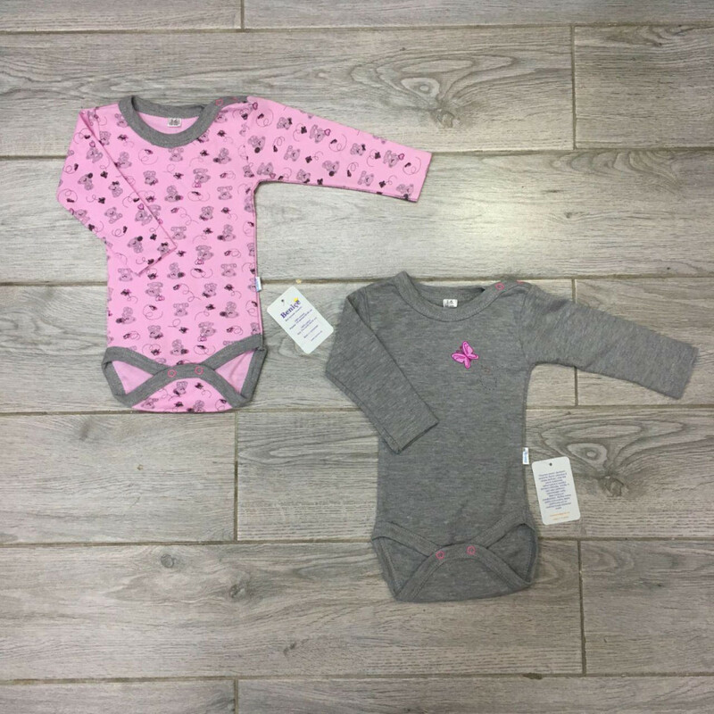 Детские боди для новорождённых розовая