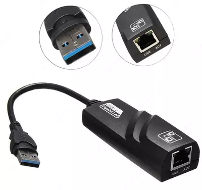 Адаптер переходник USB Lan 10/100/1000Mb - 105 000 сум / шт.