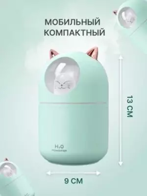 Увлажнитель ультразвуковой 250мл с ночником