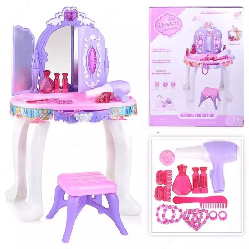 Детский столик для макияжа трюмо