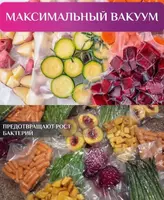 Пакеты для вакуматора и заморозки 17*25см (10шт) Только в розницу