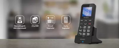 250 000 сум / шт. Мобильный кнопочный телефон Novey B300 2сим карты