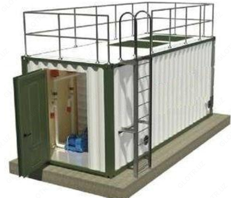 Компактные контейнерные Очистные сооружения по биологической очистке хозбытовых сточных вод - 450 000 000 сум