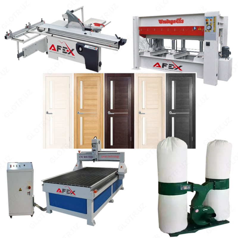 MDF eshiklar ishlab chiqarish liniyasi AF-L012