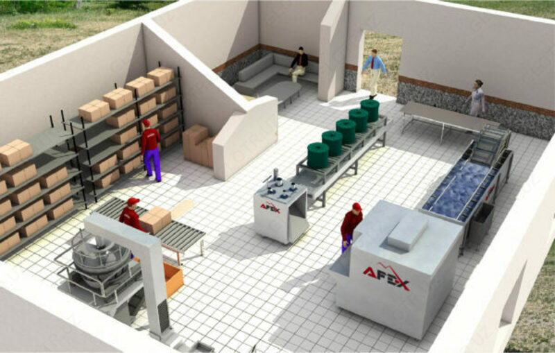 Линия по производству фруктовых чипсов AF-L001 - Прочее оборудование