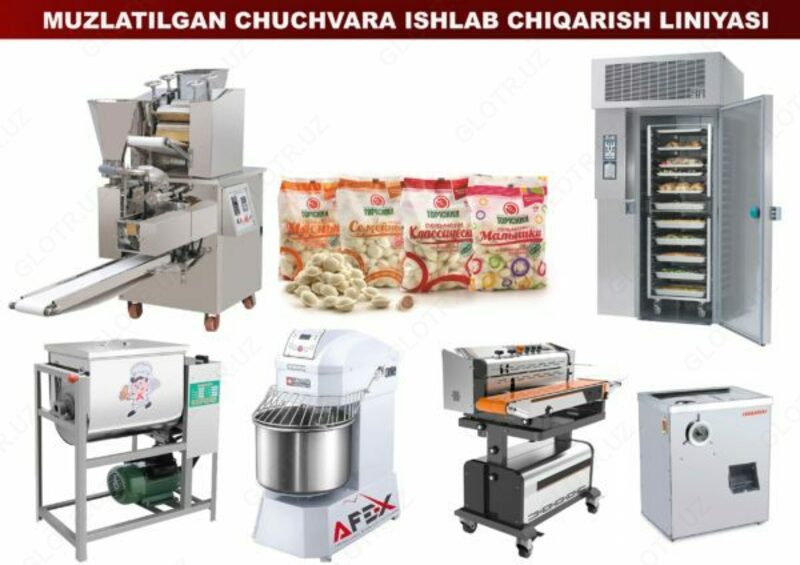 AF-L017 muzlatilgan köfte ishlab chiqarish liniyasi