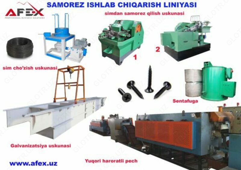 Линия по производству саморезов (burama mix) AF-008 AFEX Group