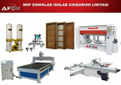 AF-L012 MDF eshiklarini ishlab chiqarish liniyasi