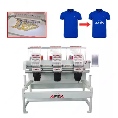 3-головочная вышивальная машина