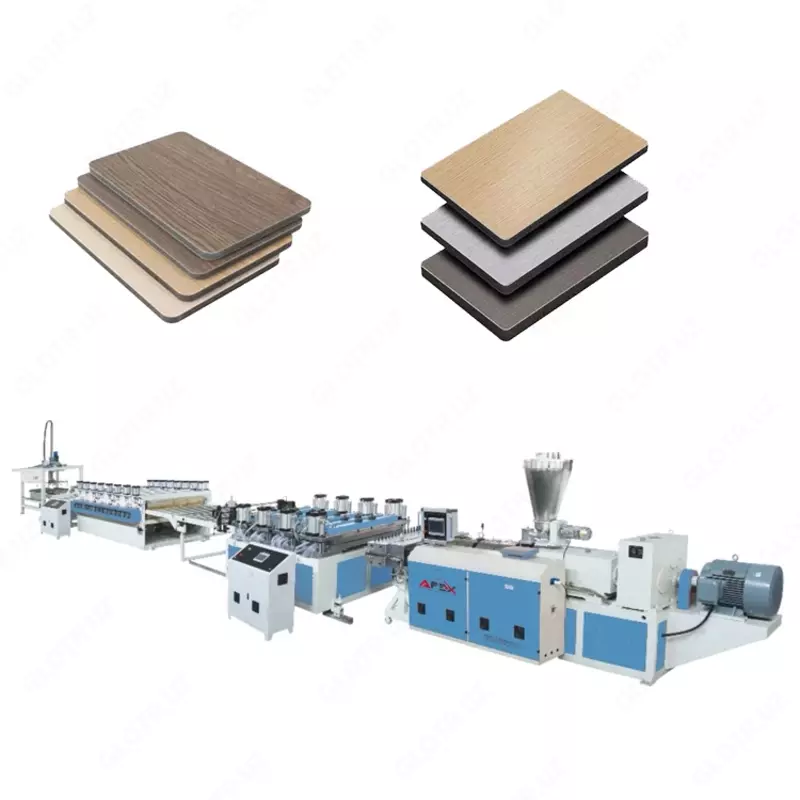 Линия по производству декоративных панелей с эффектом дерева