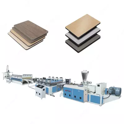 Линия по производству декоративных панелей с эффектом дерева