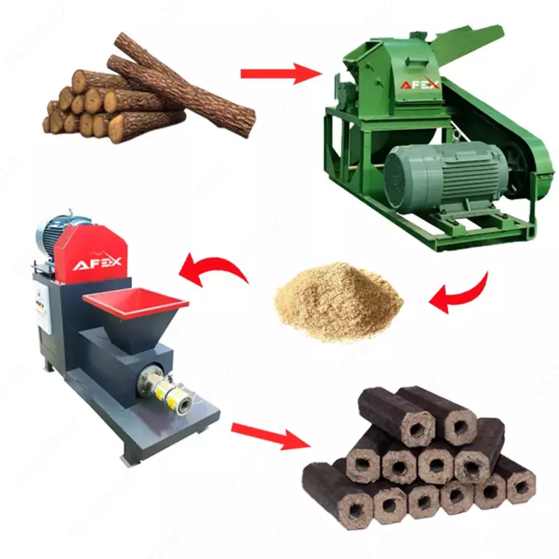 Yog’och briketlar ishlab chiqarish liniyasi - 76 239 232 so'm