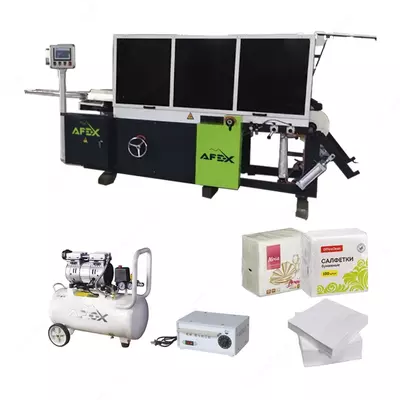 Современное автоматическое оборудование для производства бумажных салфеток