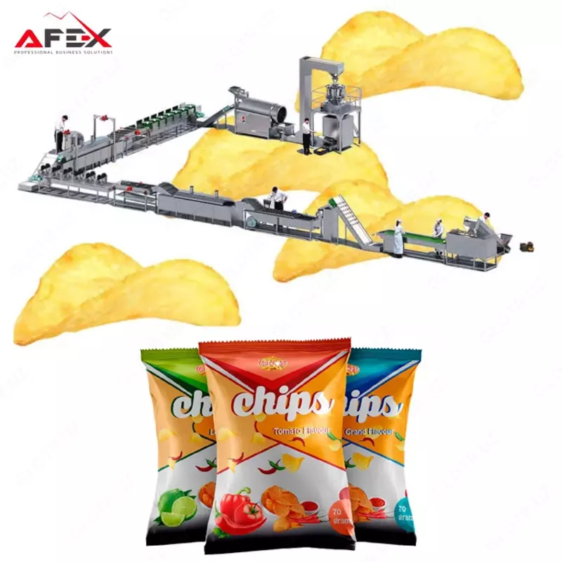Линия по производству натуральных картофельных чипсов